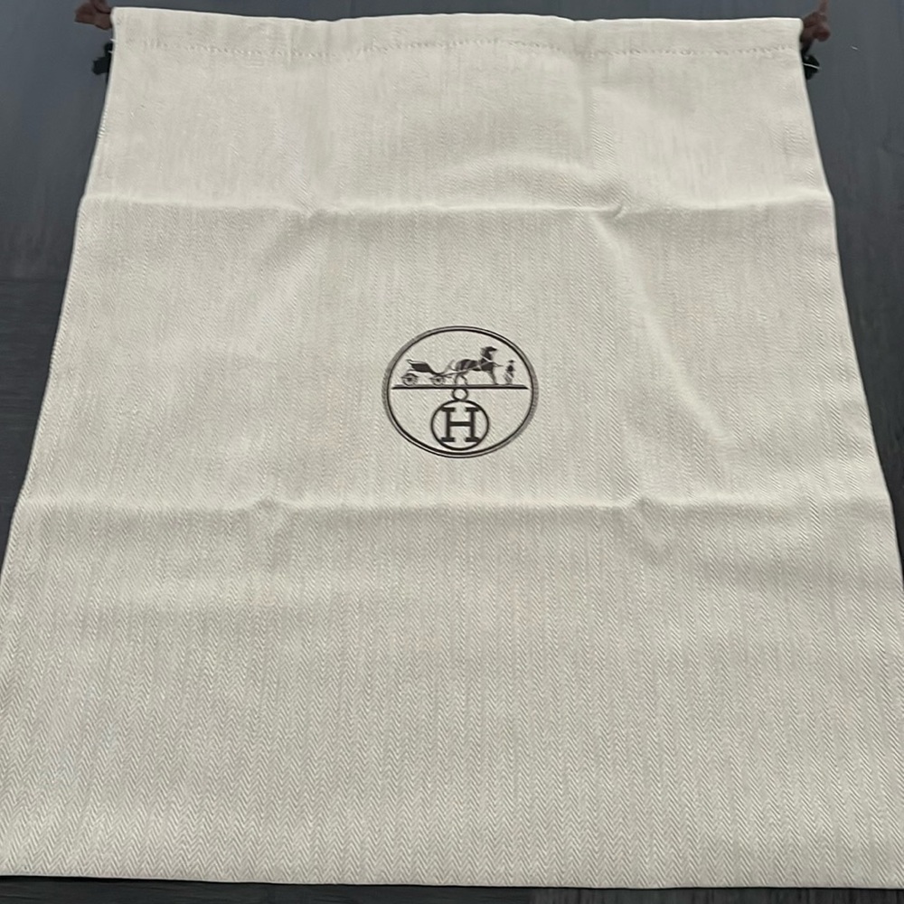 Official Hermes dust bag . Never used .